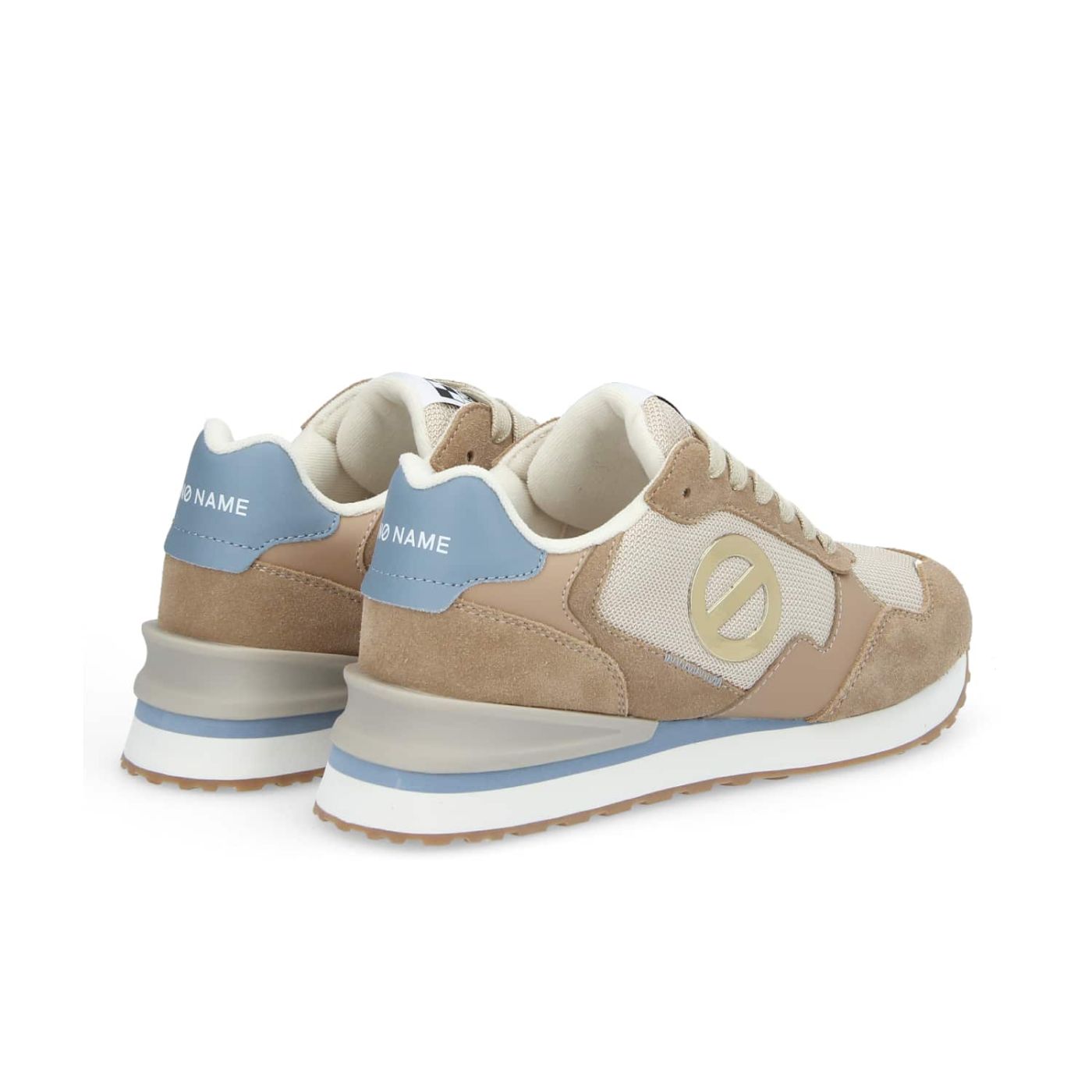 TOVA RUNNER W - SUEDE/KNIT/NAP. - BROWN/SAND